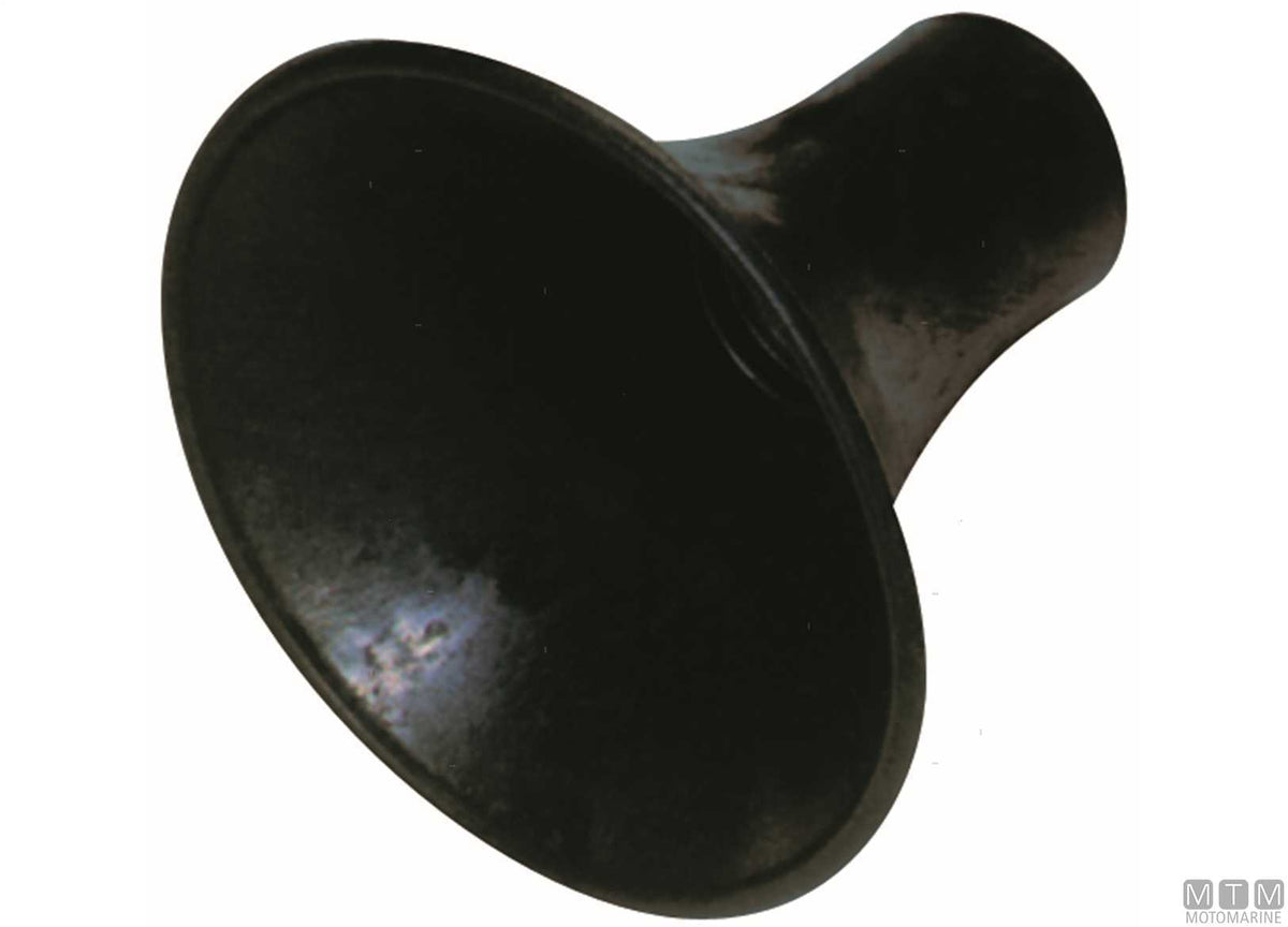 Rubber side roller for trailers 75x105 mm bore Ø15 mm - original photo Motomarine Srl