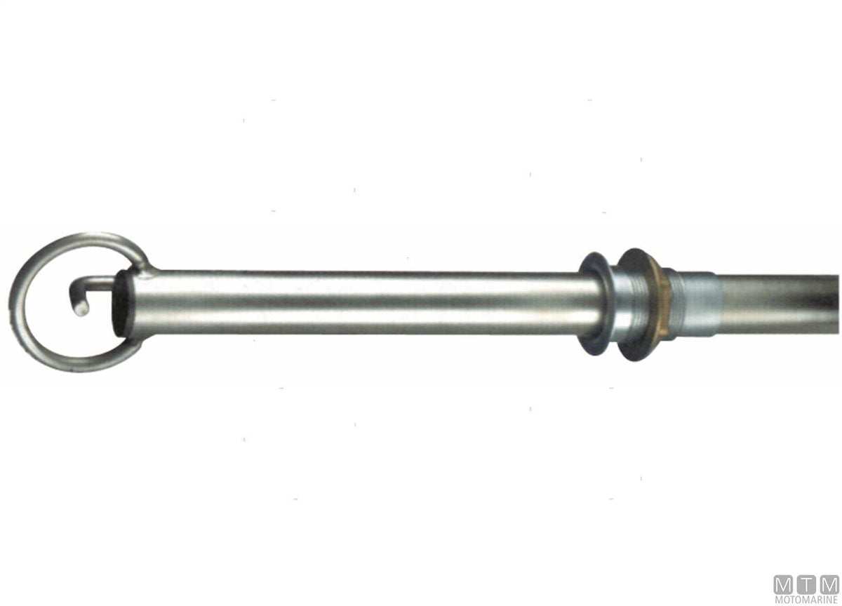 Ski tow pole H110 cm in AISI 316 stainless steel - original photo Motomarine Srl