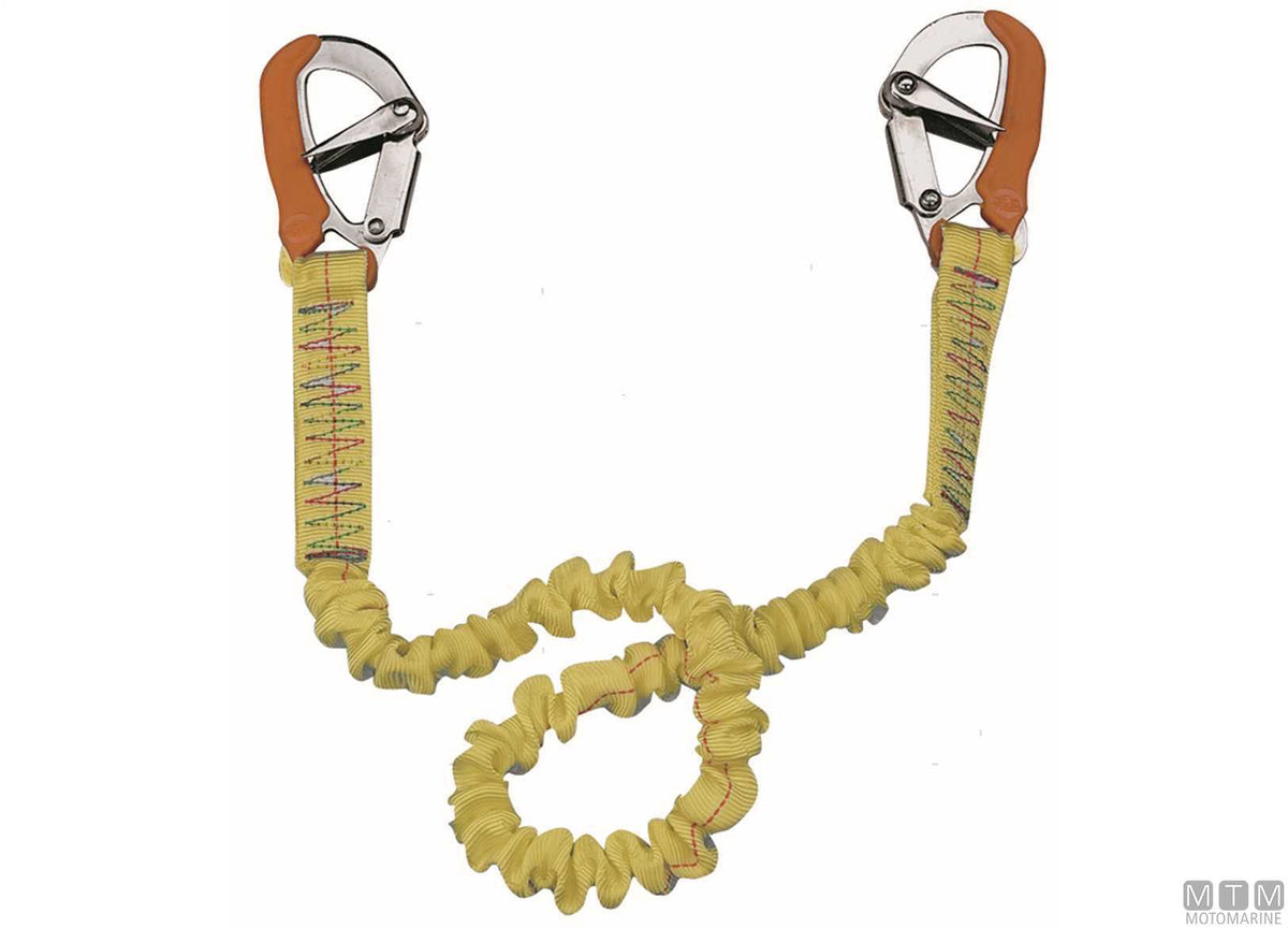 Trim extendable safety tether L100-200 cm - original photo Motomarine Srl