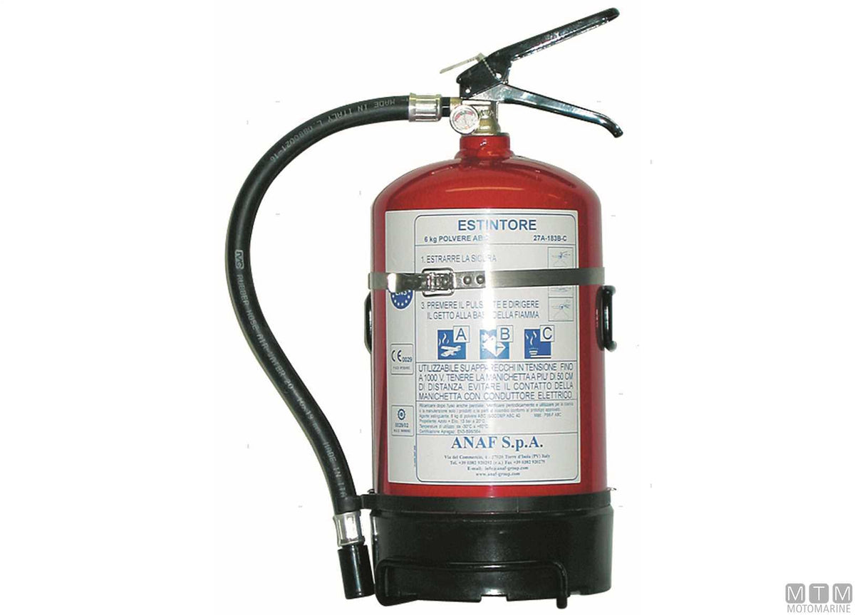 MED fire extinguisher PS3-HX ABC 3 kg - original photo Motomarine Srl