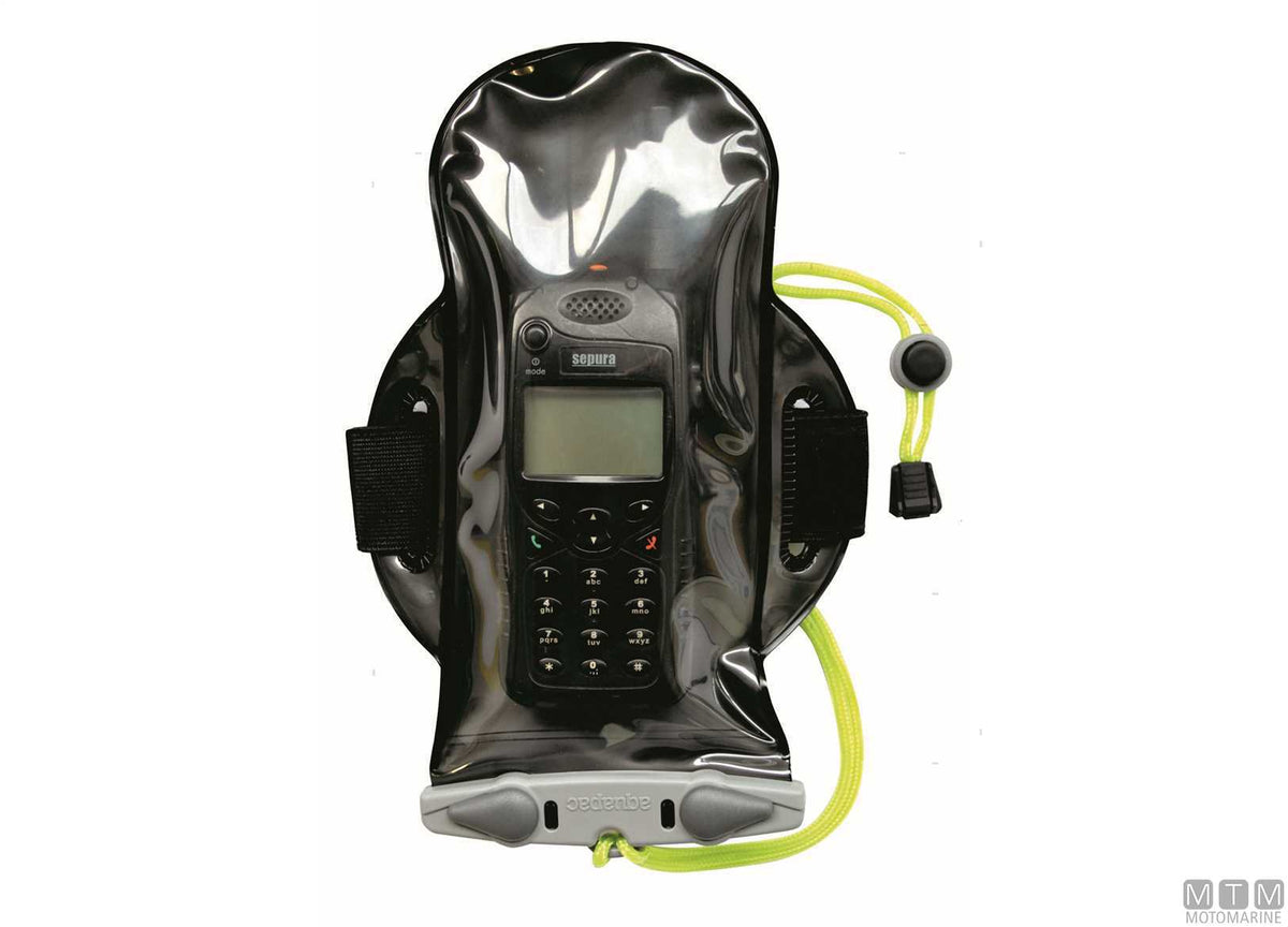 Aquapac waterproof phone armband case - original photo Motomarine Srl