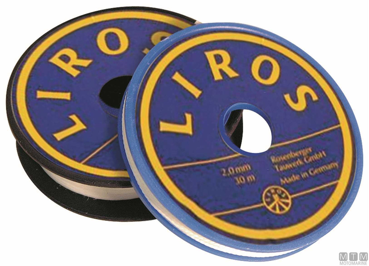 White waxed polyester splicing twine Ø0.5 mm 80 m - original photo Motomarine Srl