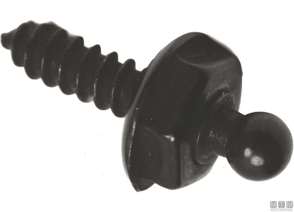 LOXX biting screw 12 mm black chrome - original photo Motomarine Srl