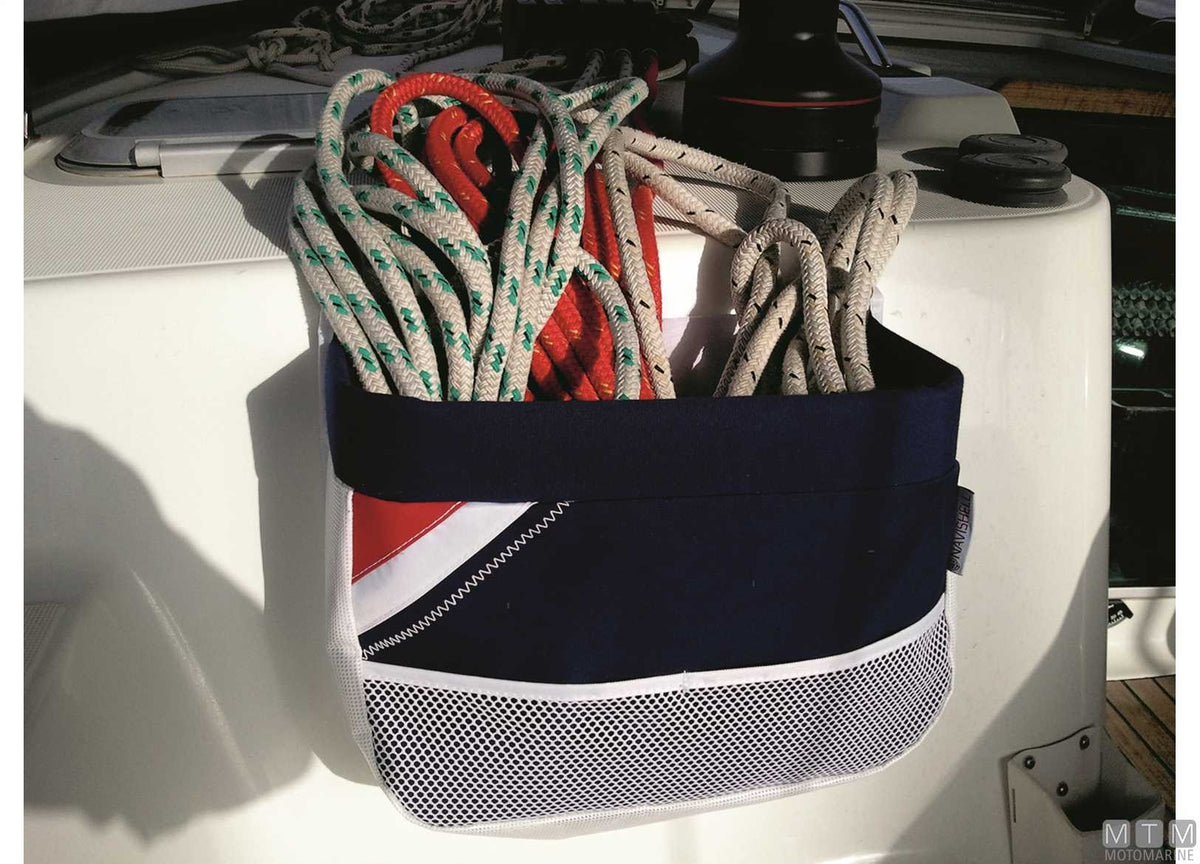 Navishell M rope bag blue - original photo Motomarine Srl