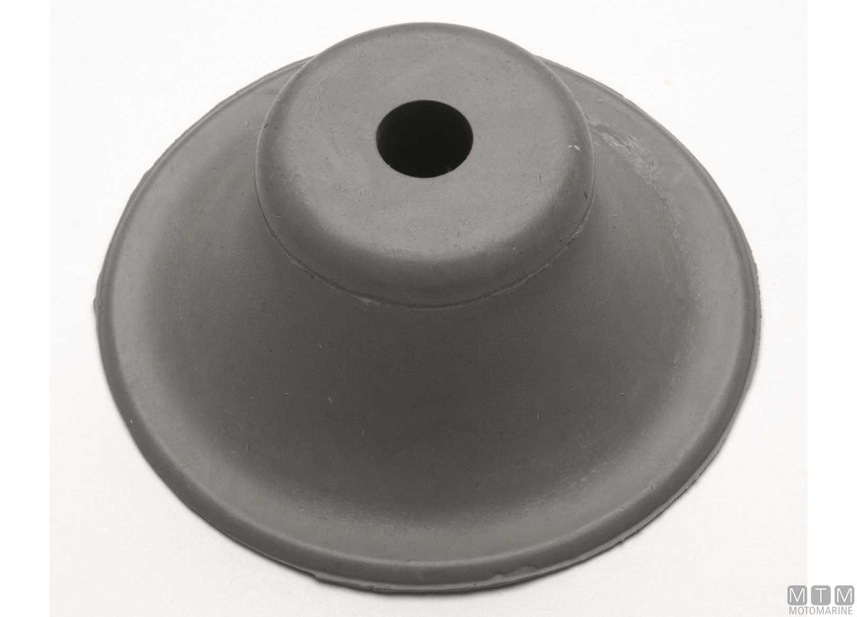 Gummy mounting base for bimini top attachment - original photo Motomarine Srl