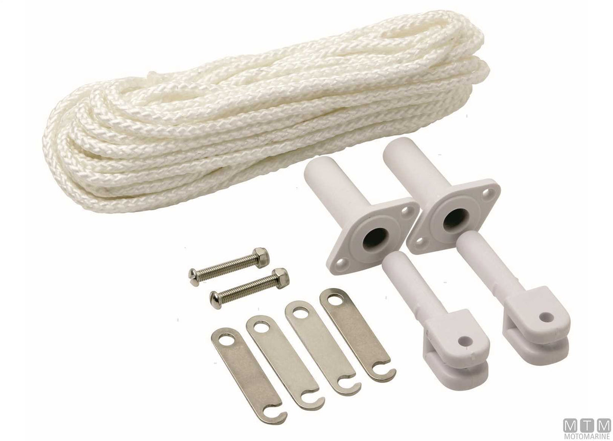 Spare kit of lines and fittings for bimini tops - original photo Motomarine Srl