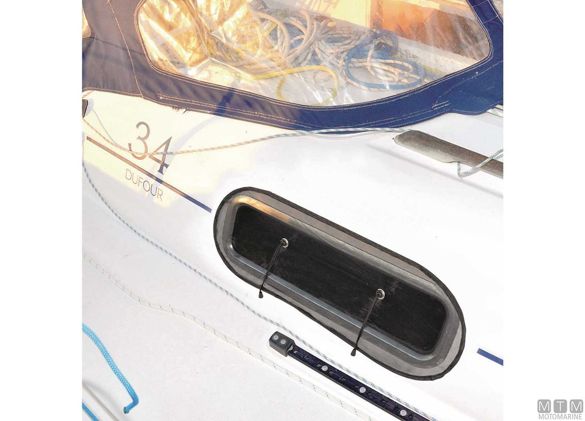 Water Line porthole mosquito net L - original photo Motomarine Srl