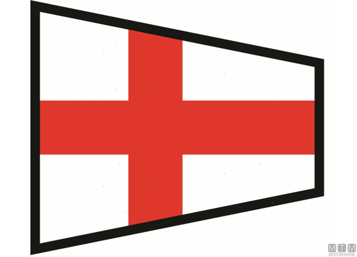 Signal flag 8 20x30 cm - original photo Motomarine Srl