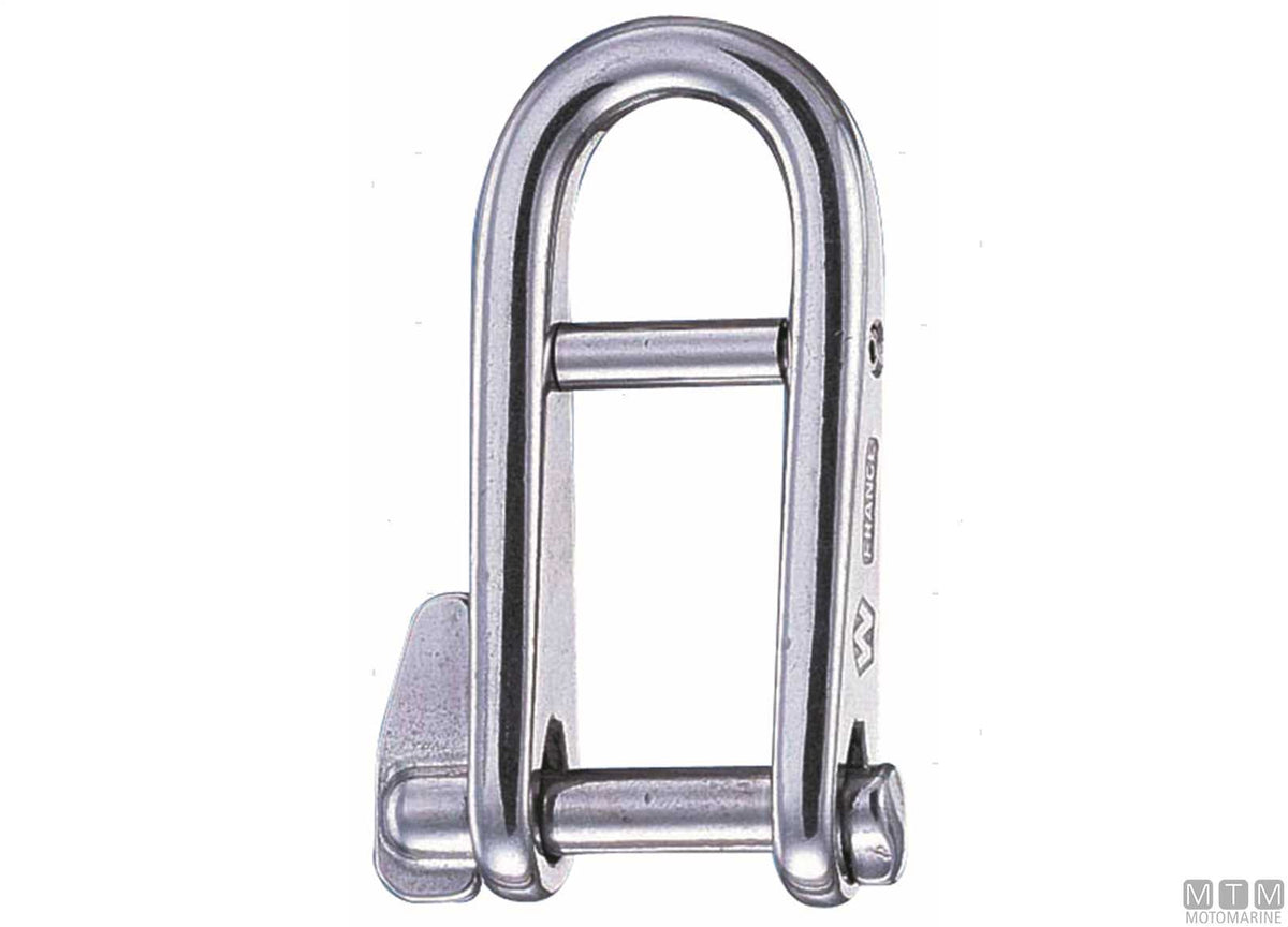 Wichard key pin B long shackle Ø5 mm AISI 316 stainless steel - original photo Motomarine Srl
