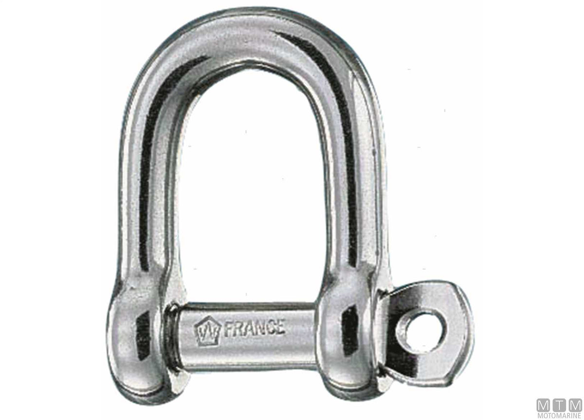 Wichard straight shackle Ø4 mm stainless steel 316 - original photo Motomarine Srl