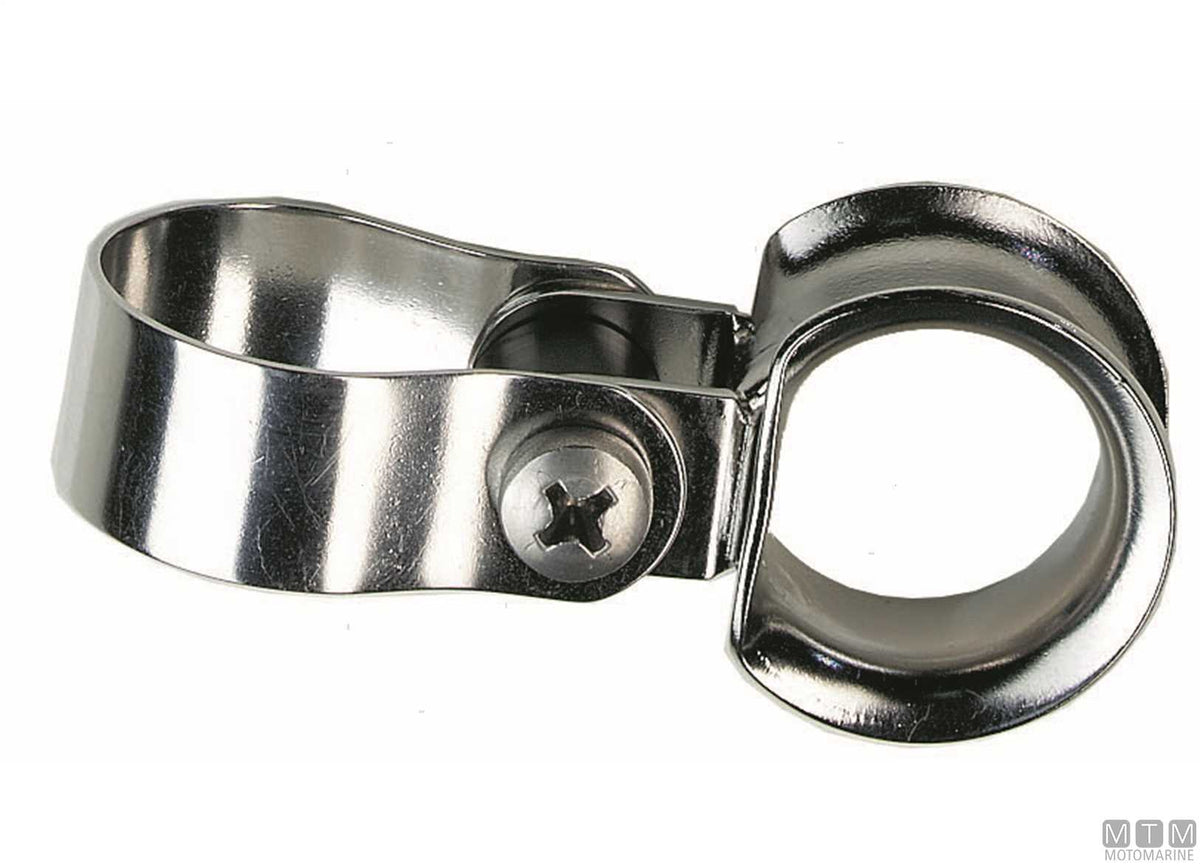 HS sheet fairlead with clamp Ø25 mm - original photo Motomarine Srl