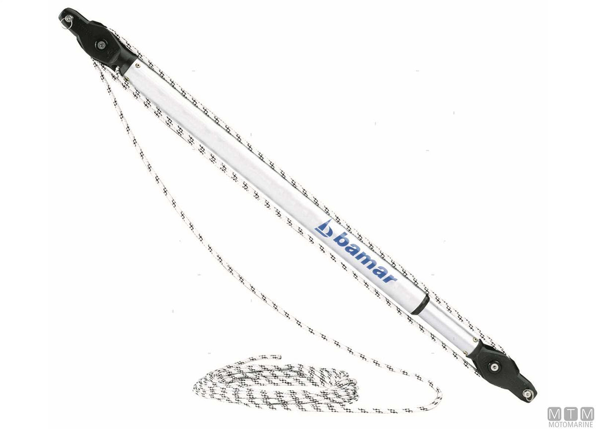 Boom fitting with vang channel, Bamar 100 - original photo Motomarine Srl