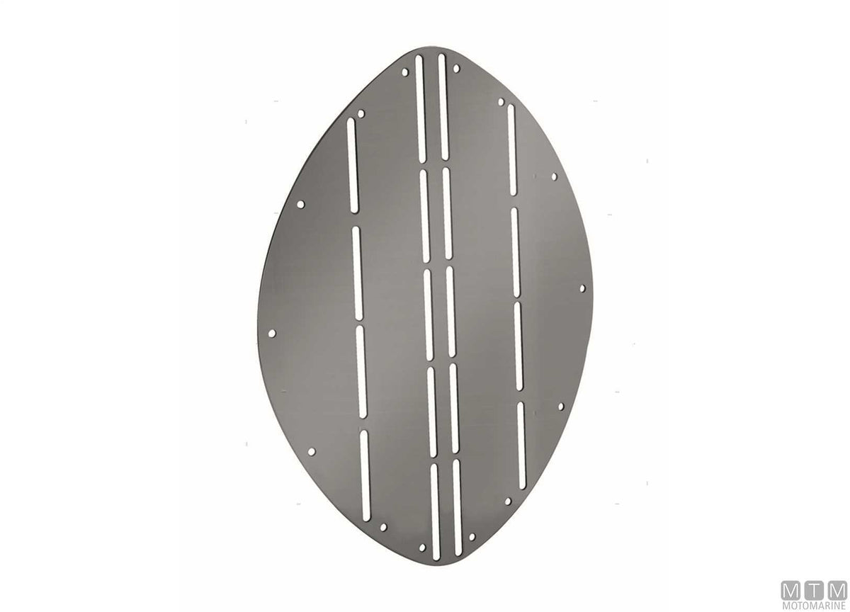 Shapeable bow fender with eyebolt slot, stainless steel - original photo Motomarine Srl