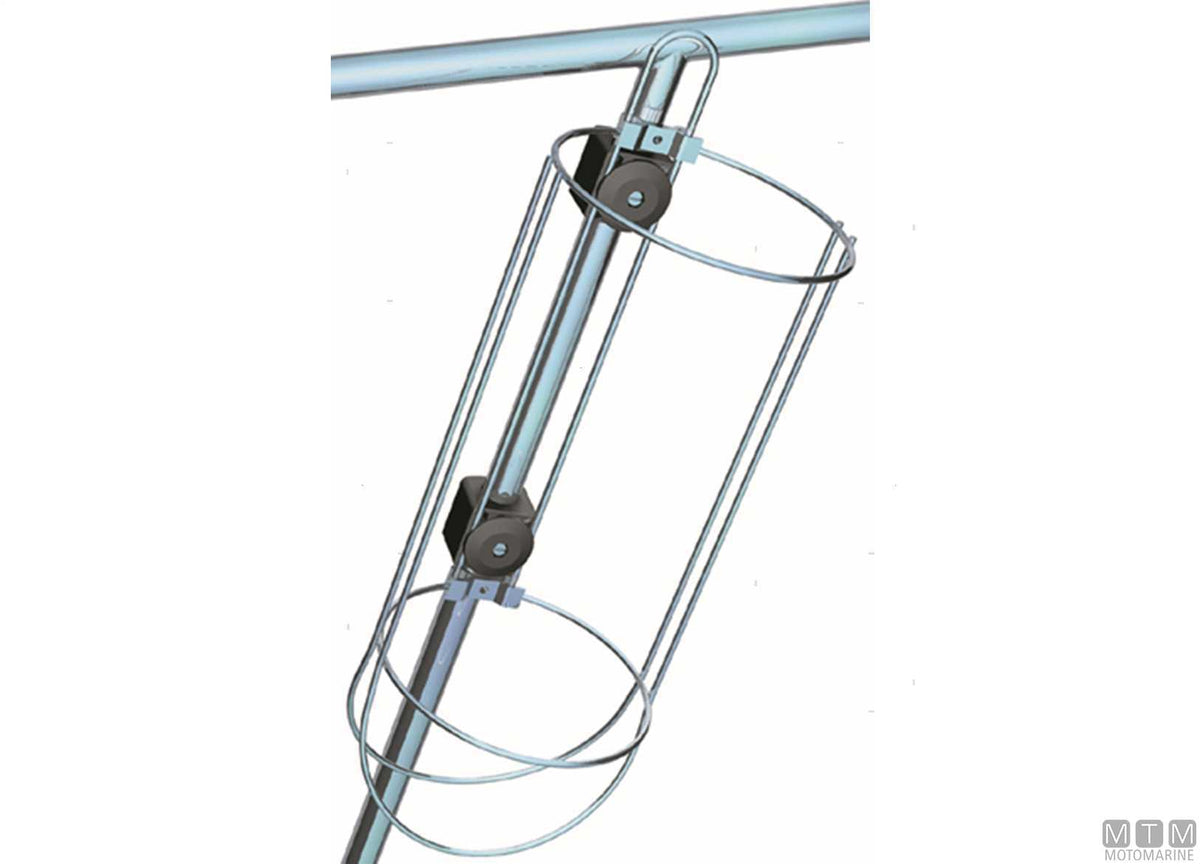 NAWA modular fender holder Ø170 mm stainless steel 316 - original photo Motomarine Srl