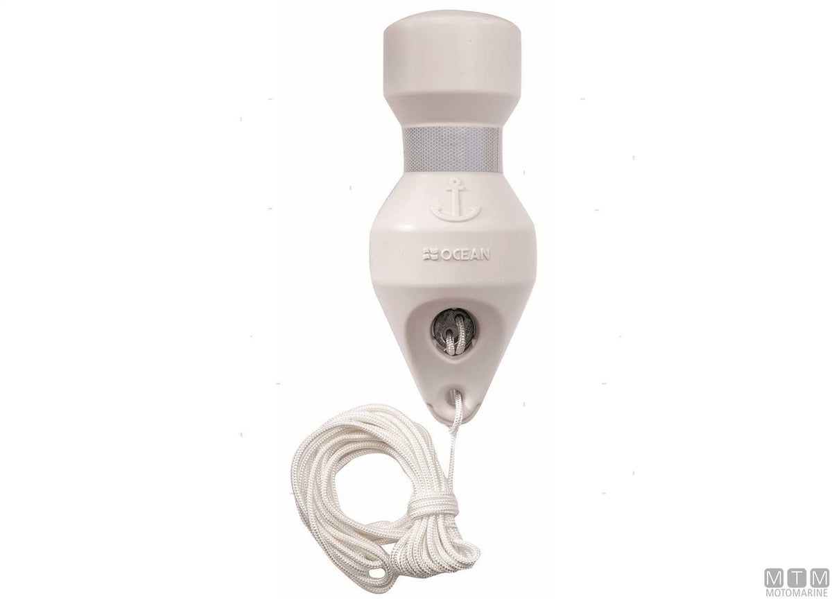 Anchor trip buoy with SOLAS reflective tape - original photo Motomarine Srl