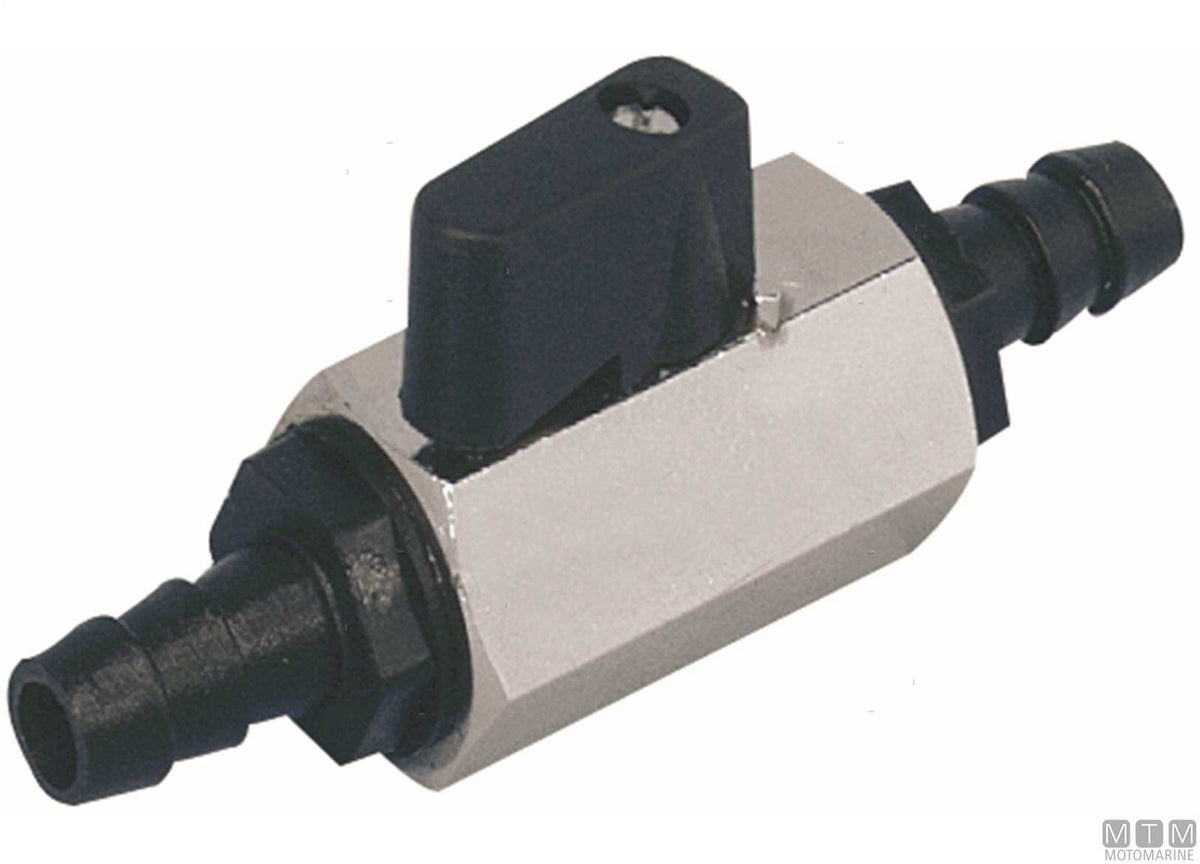In-line fuel valve 1/4" x 10 mm - original photo Motomarine Srl