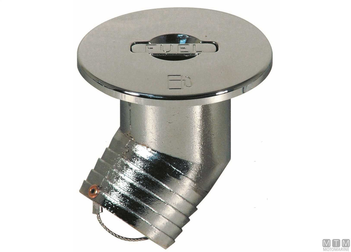 Waste Lift-up 45 deck filler Ø38 mm stainless steel - original photo Motomarine Srl