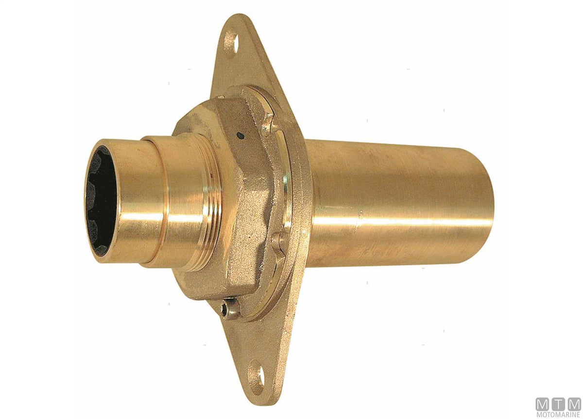 Stern tube head with bushing for propeller shaft Ø30 mm - original photo Motomarine Srl