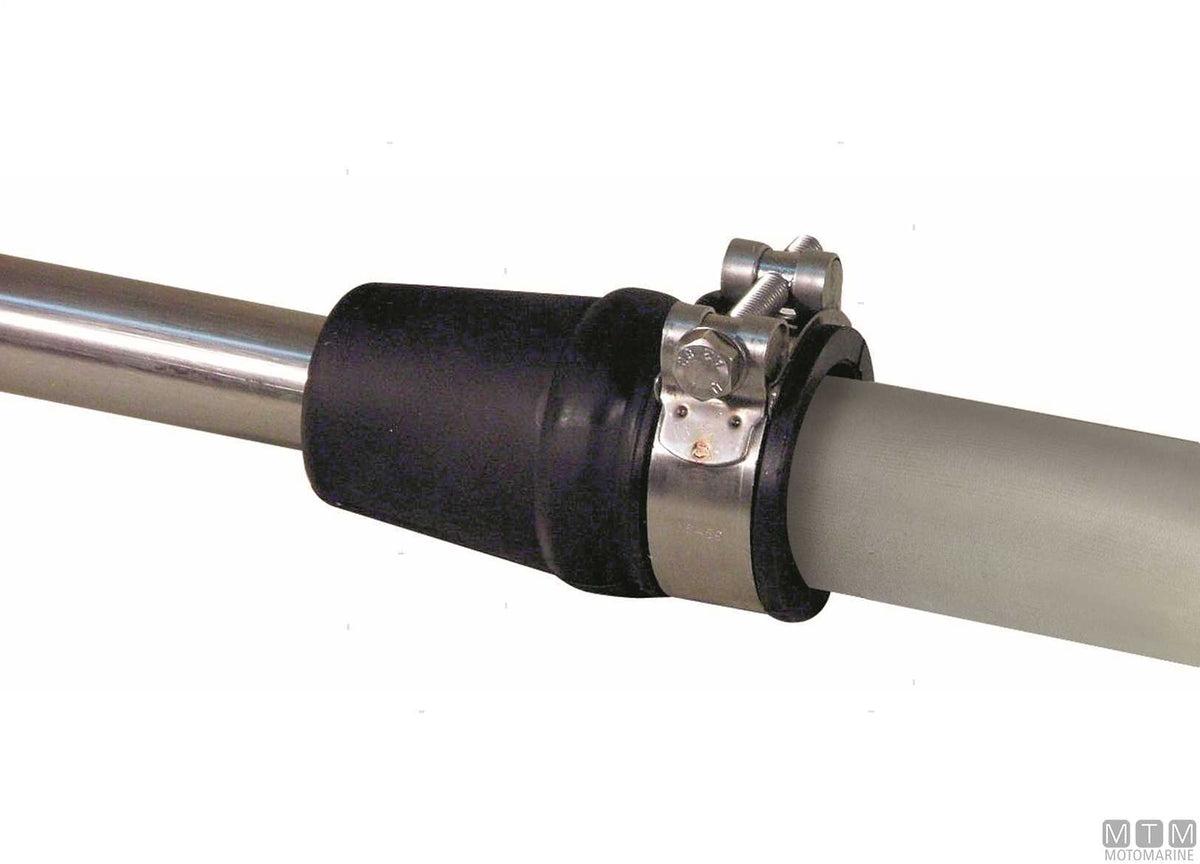 Fiberglass stern tube L120 cm Ø40/49 mm for Ø30 mm propeller shaft - original photo Motomarine Srl