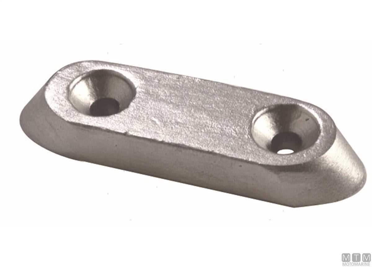 Plate anode for Suzuki DT 2.2 in zinc - original photo Motomarine Srl