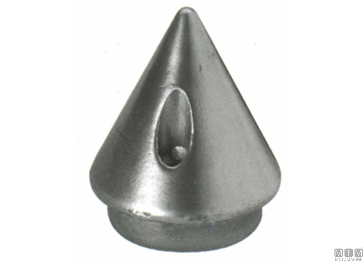 Nose cone zinc anode for Max Prop 2P - original photo Motomarine Srl