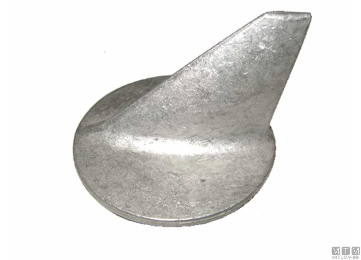 Plate anode for Mercury lower unit 35-300 HP in aluminium - original photo Motomarine Srl