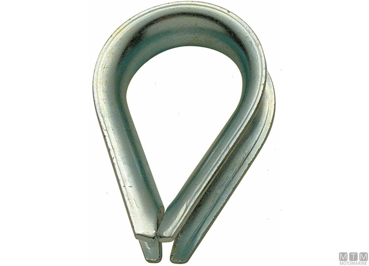 Thimble Ø12 mm galvanized steel - original photo Motomarine Srl