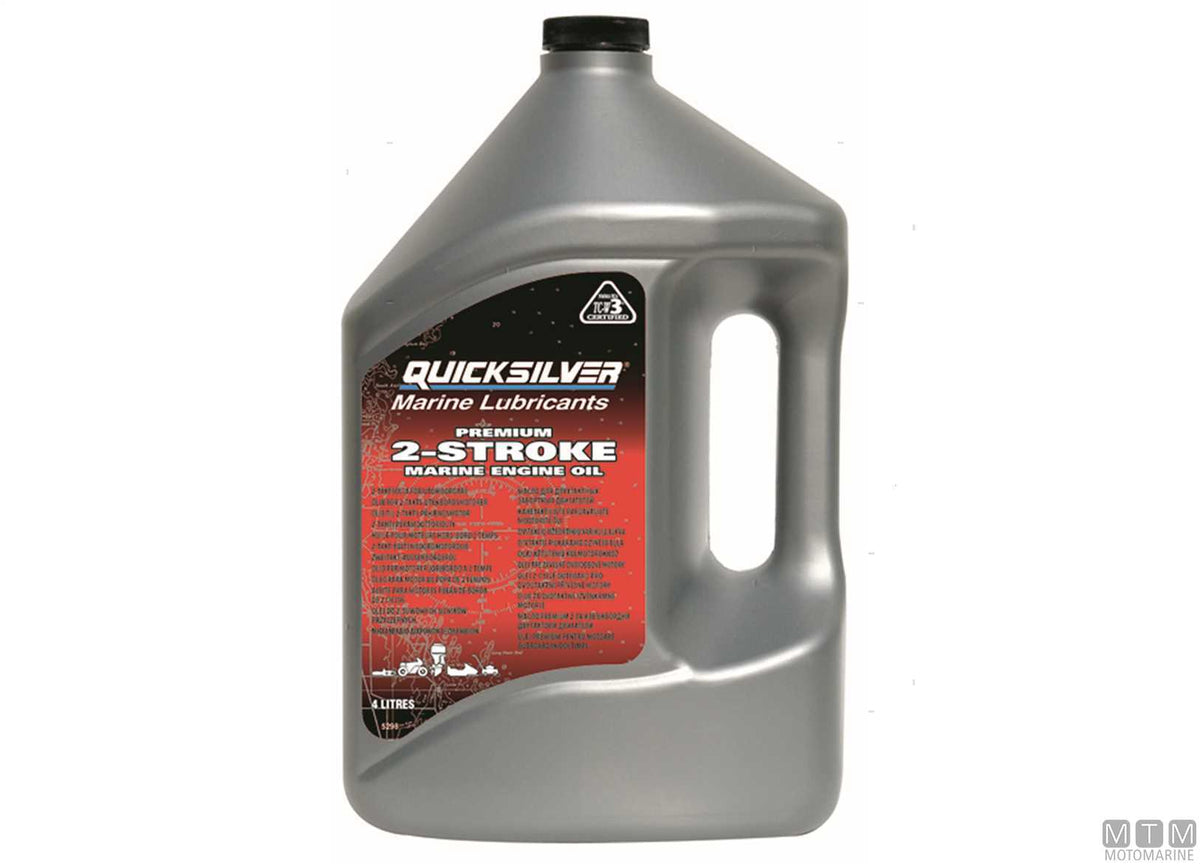 Quicksilver TC-W3 Premium 2-stroke oil 2x10 l - original photo Motomarine Srl