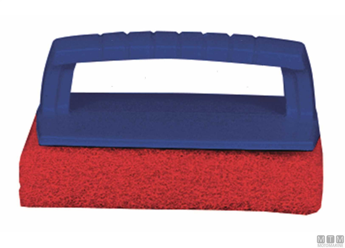 Star Brite Scrub Pad medium red brush - original photo Motomarine Srl