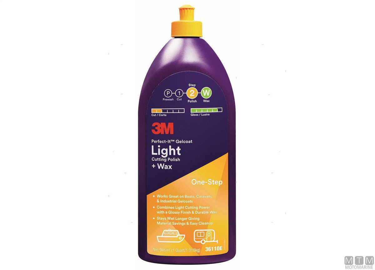 3M Perfect-It Gelcoat Light Polish & Wax 946 ml - original photo Motomarine Srl