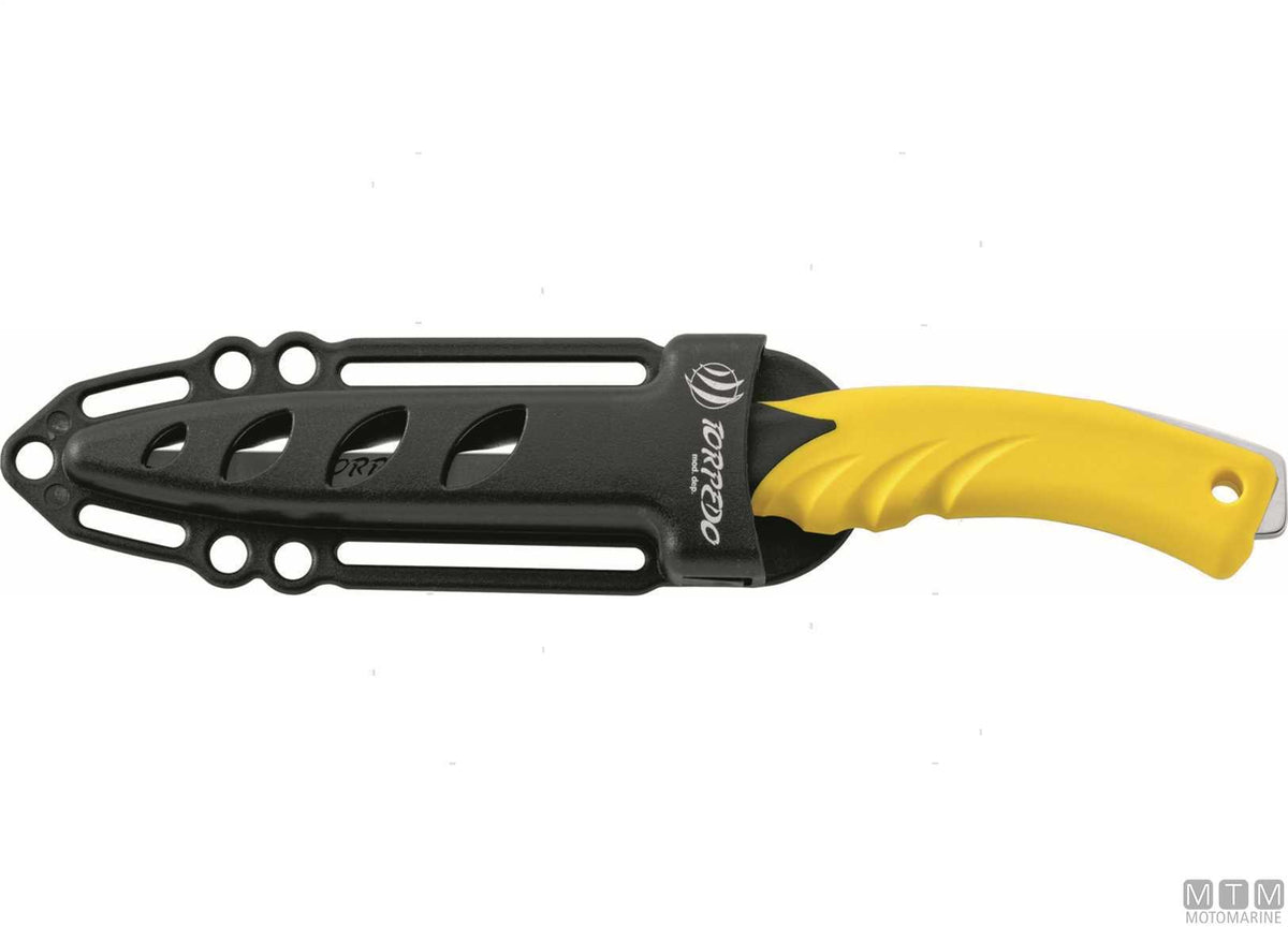 Mac Torpedo 11-N Knife Black, Blade 11.5 cm - original photo Motomarine Srl