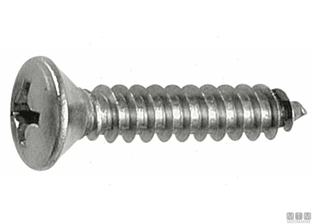 Self-tapping screws DIN7983 domed head stainless steel A2 Ø2.9x13 mm, 100 pcs - original photo Motomarine Srl