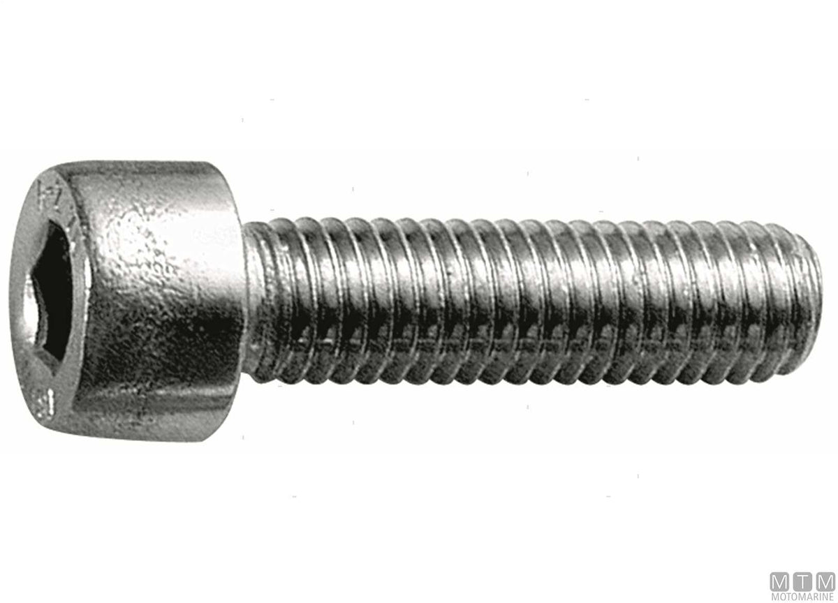DIN 912 socket head cap screws, A2 stainless steel, M5x40, 50 pcs - original photo Motomarine Srl