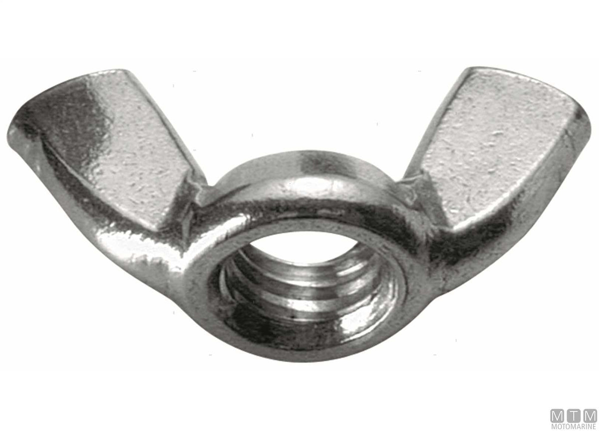 Wing nuts DIN315 stainless steel A2 M10, 20 pcs - original photo Motomarine Srl
