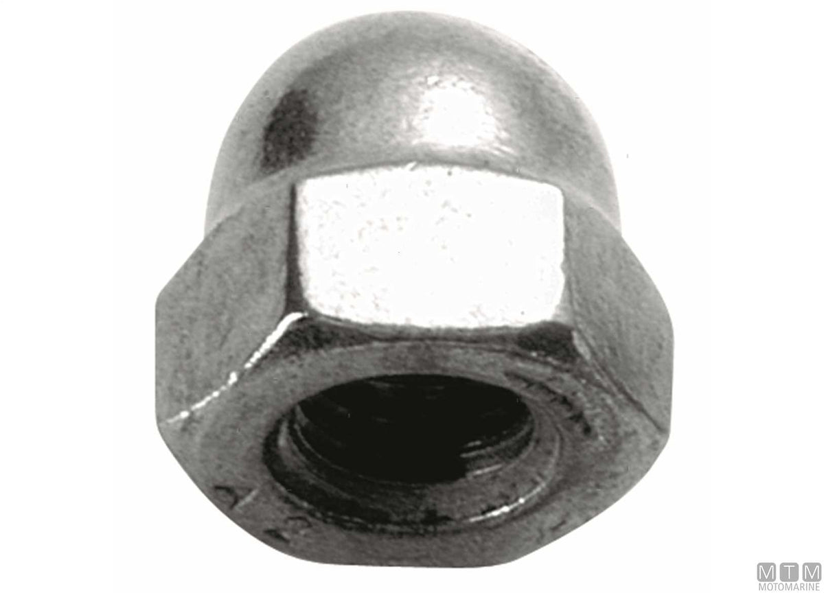 Cap nuts DIN1587 stainless steel A2 M14, 10 pcs - original photo Motomarine Srl