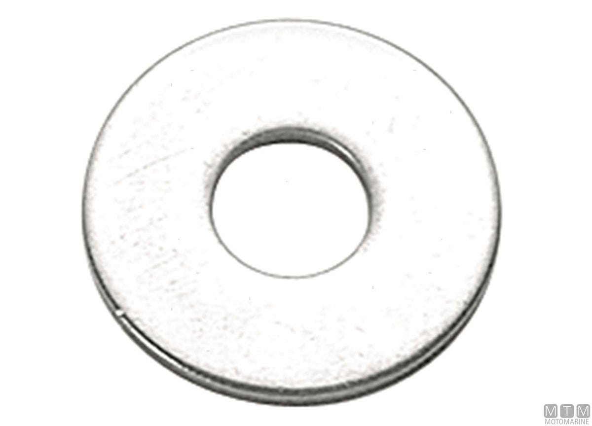 Large flat washers DIN9021 stainless steel A2 M3 (Ø9 mm), 100 pcs - original photo Motomarine Srl