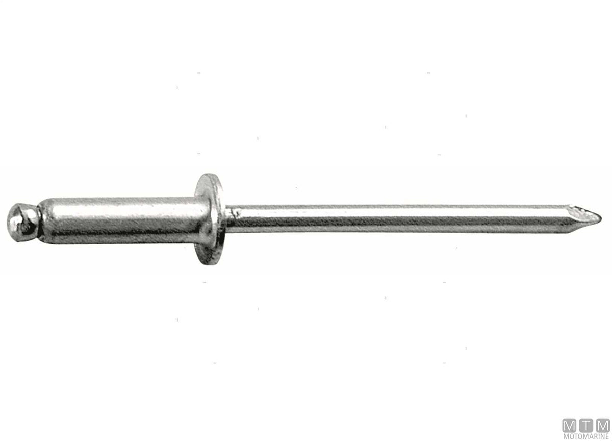 Stainless steel rivets A2 3.2x10 mm, 100 pcs - original photo Motomarine Srl