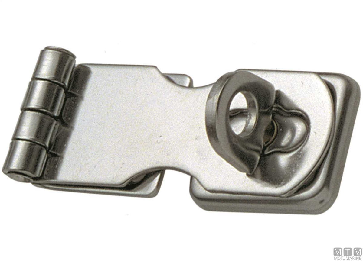 Flip latch with padlock hole 69x30 mm, stainless steel - original photo Motomarine Srl