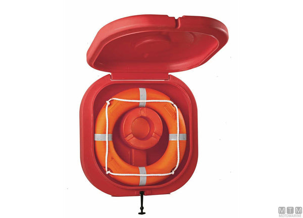 Container fermé en ABS pour bouée couronne <75 cm