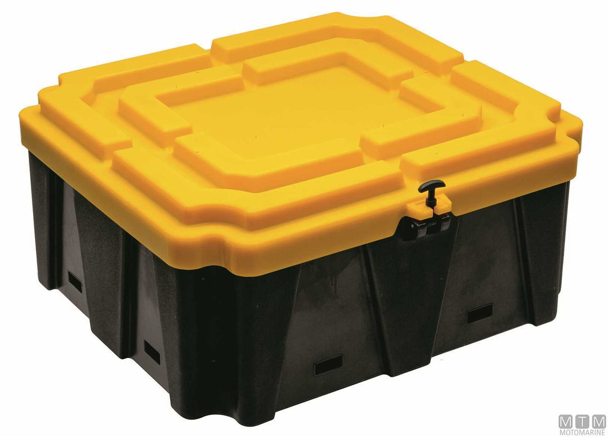 Double battery box 200 A 710x660xH300 mm - original photo Motomarine Srl