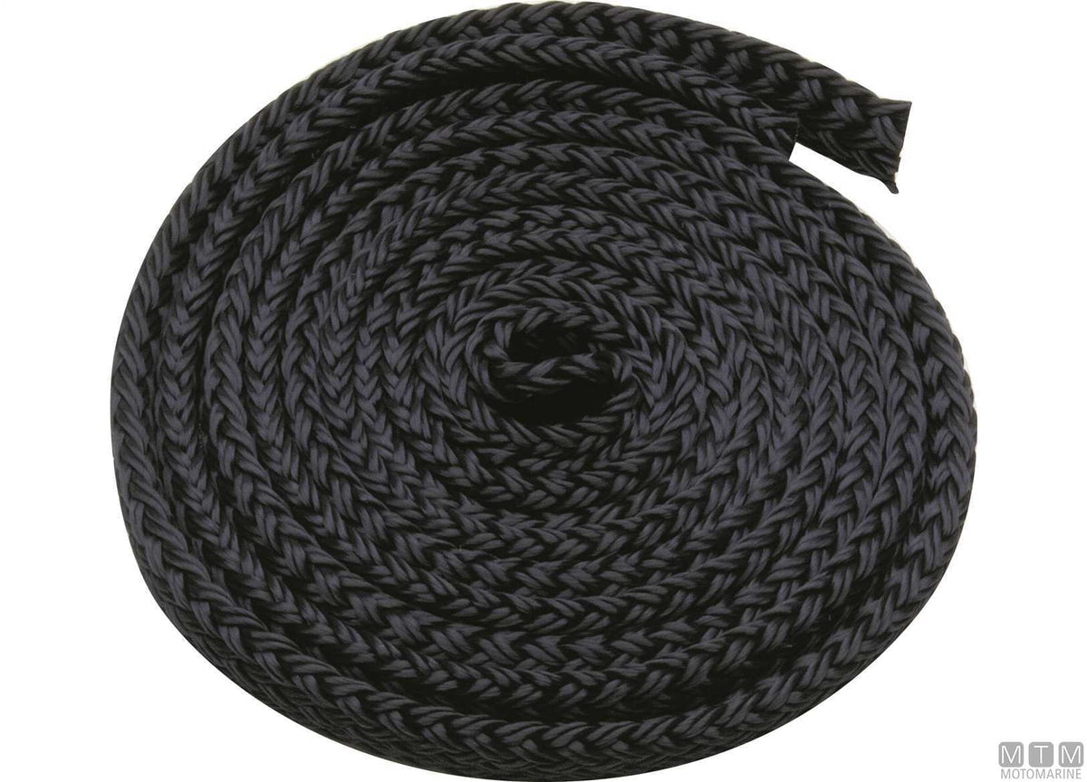Flat fender line wine red polyester Ø14 mm 3 m - original photo Motomarine Srl