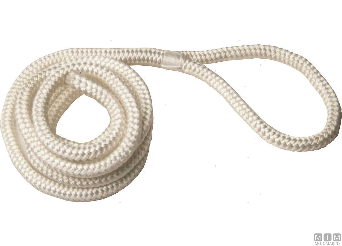 Braided fender line with eye blue (pack of 2) Ø12 mm x 3 m - original photo Motomarine Srl