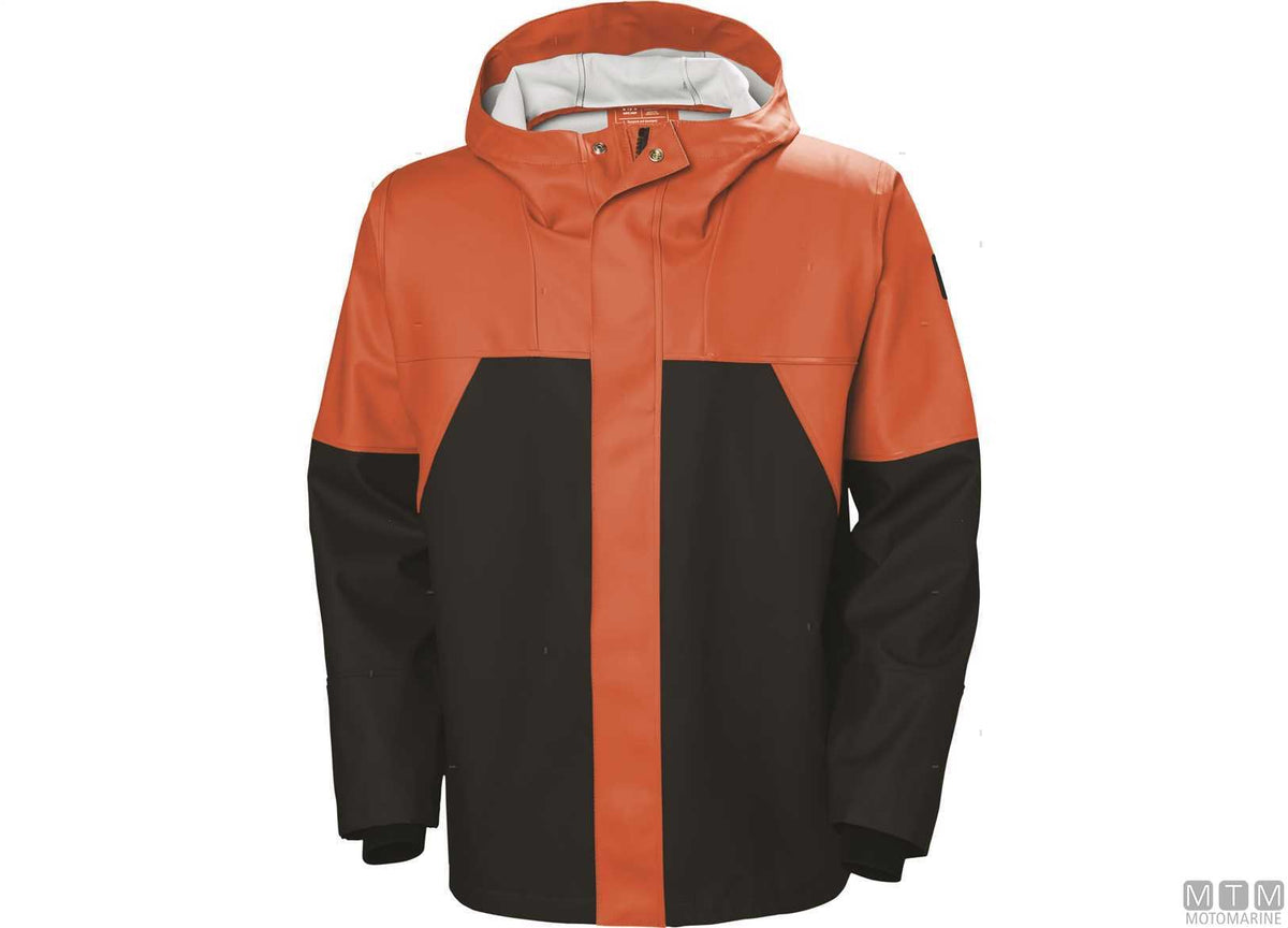 H/H Storm Rain 990 black waxed jacket XL - original photo Motomarine Srl