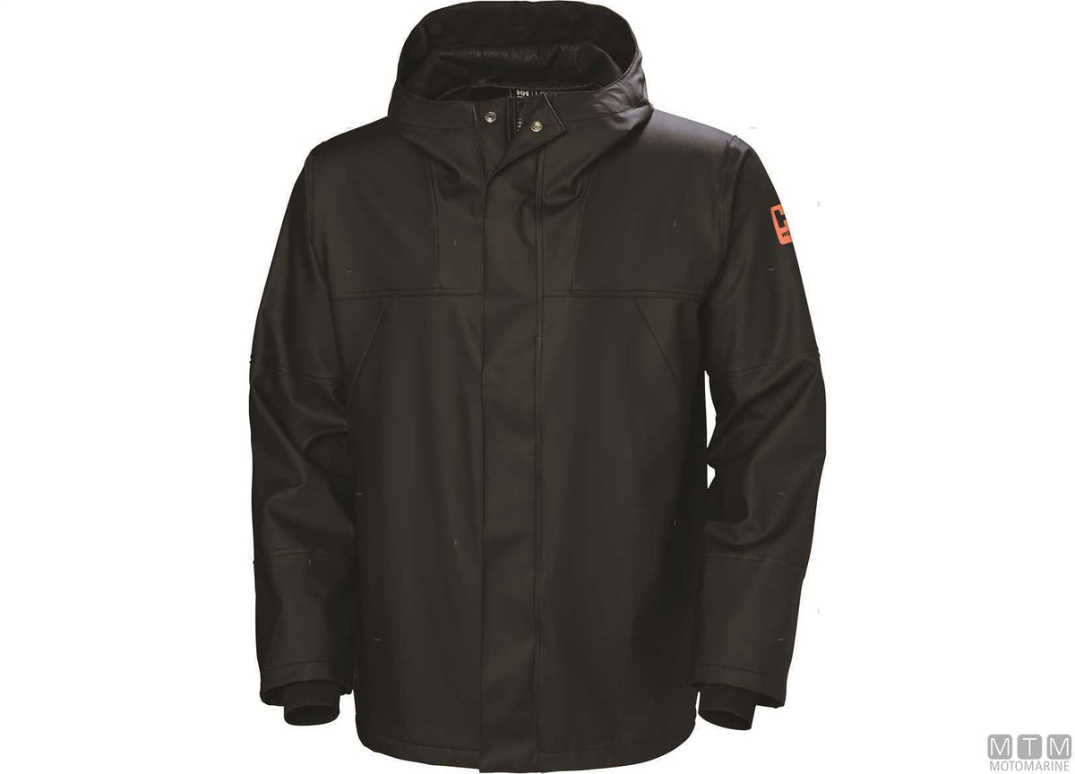 H/H Storm Rain 990 black waxed jacket XL - original photo Motomarine Srl