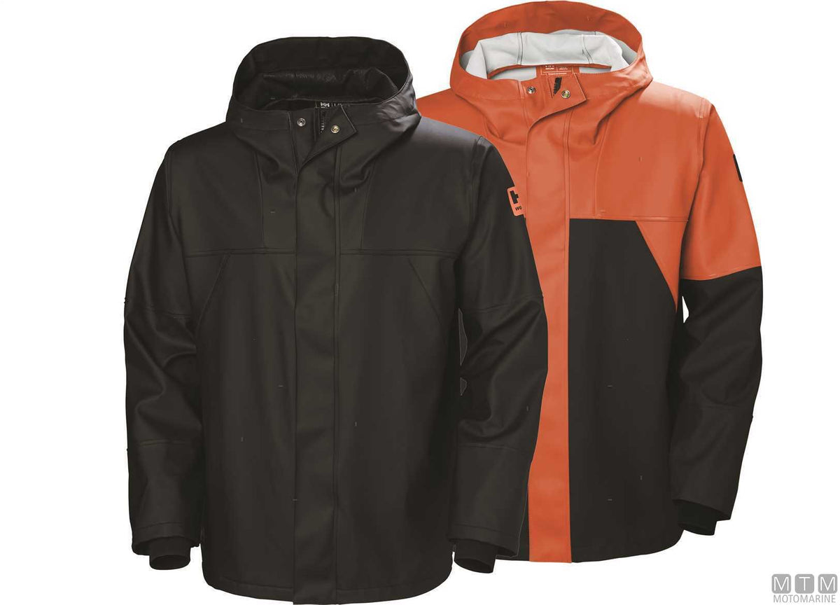 H/H Storm Rain 299 orange waxed jacket S - original photo Motomarine Srl