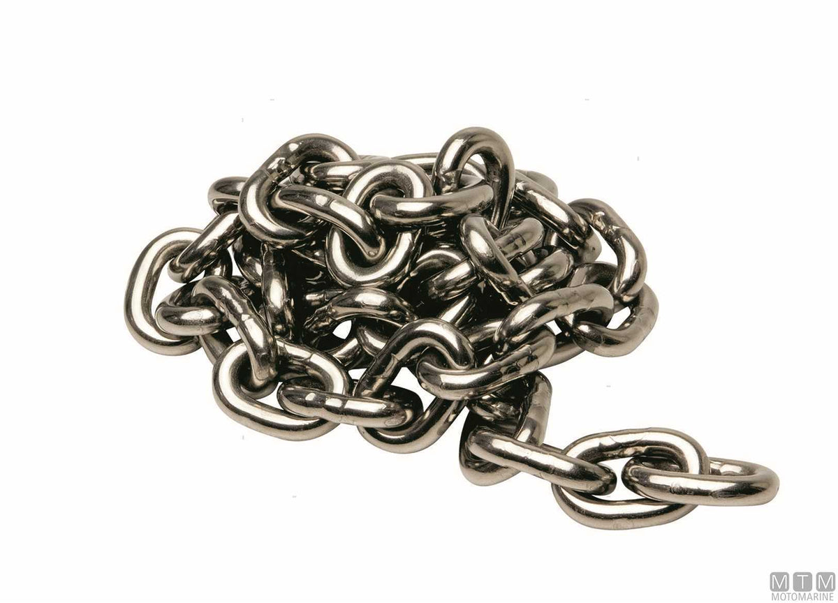 Chain length DIN5685A Ø12 mm 5 m stainless steel 316 - original photo Motomarine Srl