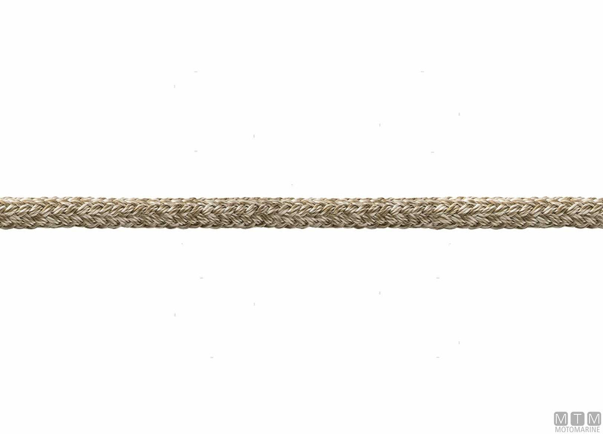 16-strand mooring braid beige polyester Ø18 mm 100 m - original photo Motomarine Srl