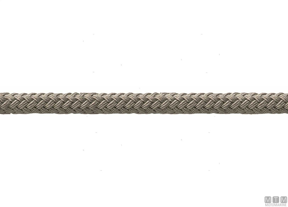 16-strand mooring braid grey polyester Ø22 mm 100 m - original photo Motomarine Srl