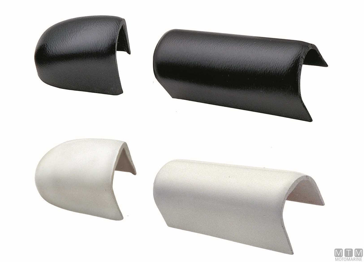 T18 white rubbing strake fender profile H36 mm L 16 m - original photo Motomarine Srl