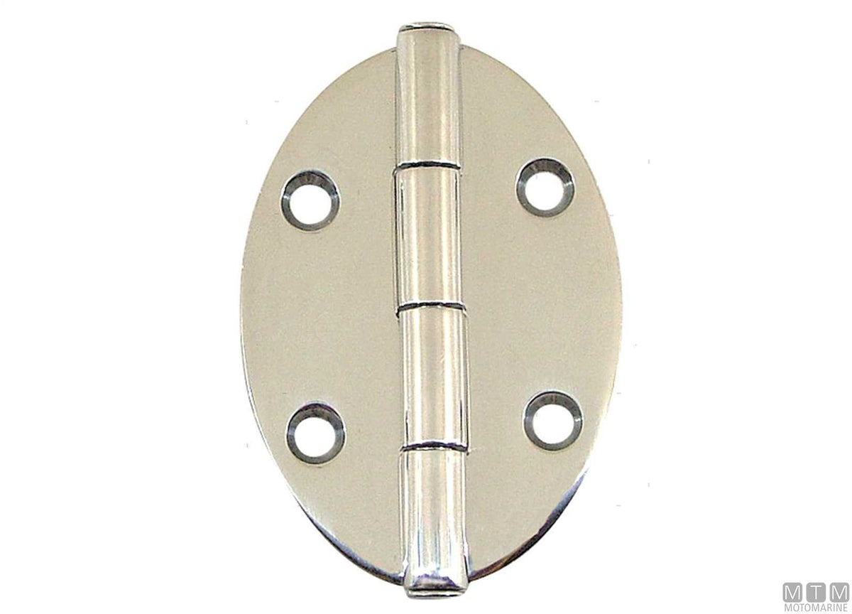 Extra oval hinge 56x78 mm, 316 stainless steel - original photo Motomarine Srl